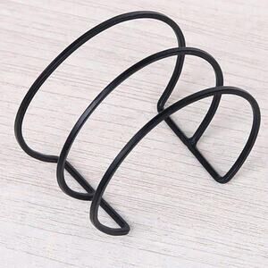 Black Cuff Bracelet | Triton